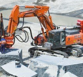 Бурове обладнання для видобутку природного каменю